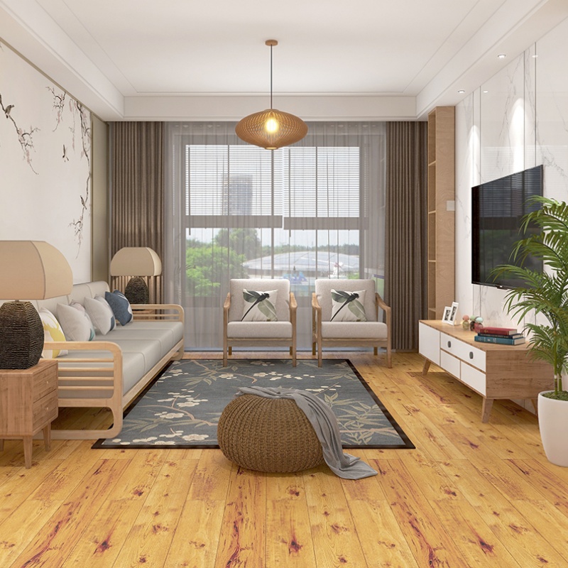 spc flooring showed in living room
